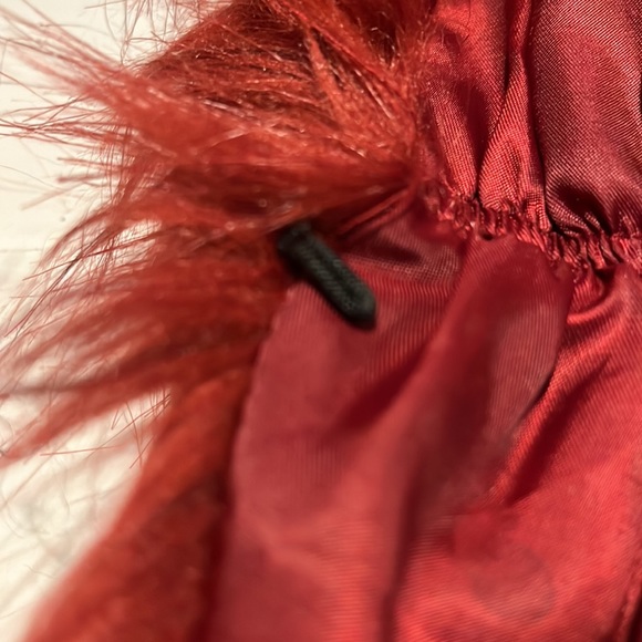 Fun Burgundy Faux Fur by Clmmeiyuan - Picture 8 of 12